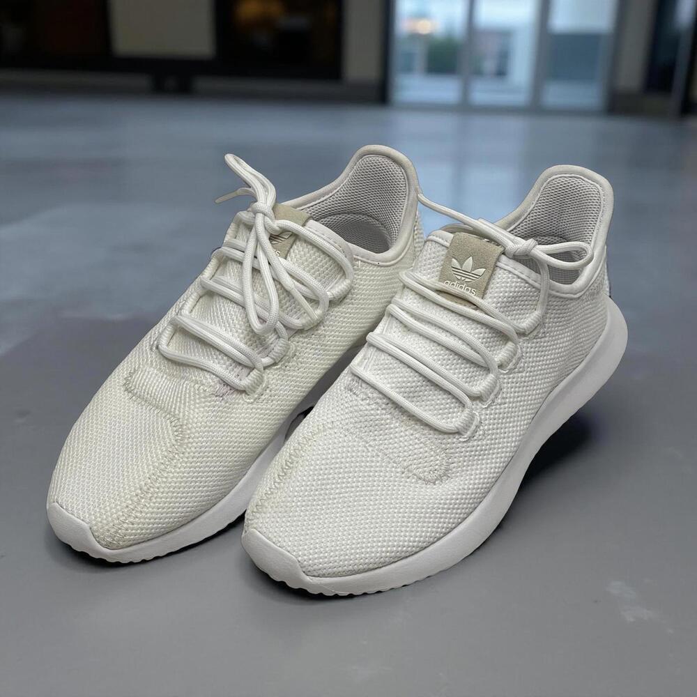 Adidas Ortholite White Athletic Sneakers Sizes 4.5, 5 & 6 - Picture 2 of 7
